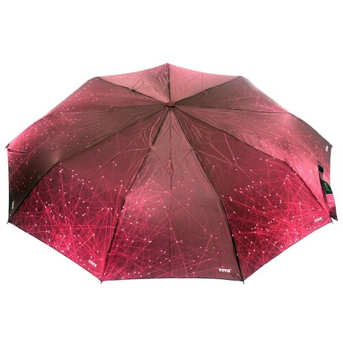 женский зонт viva, бордовый