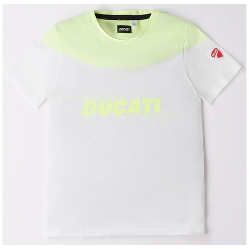 спортивные футболка ducati для мальчика, белая