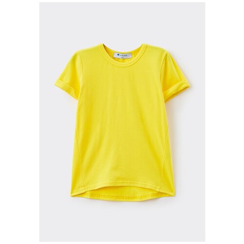 футболка с коротким рукавом diva kids для девочки, желтая