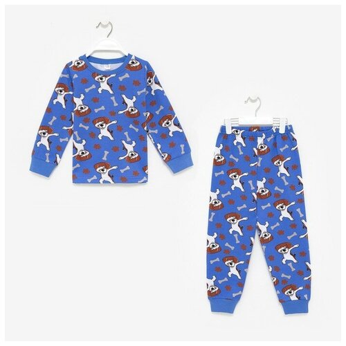 пижама bonito kids для мальчика, синяя