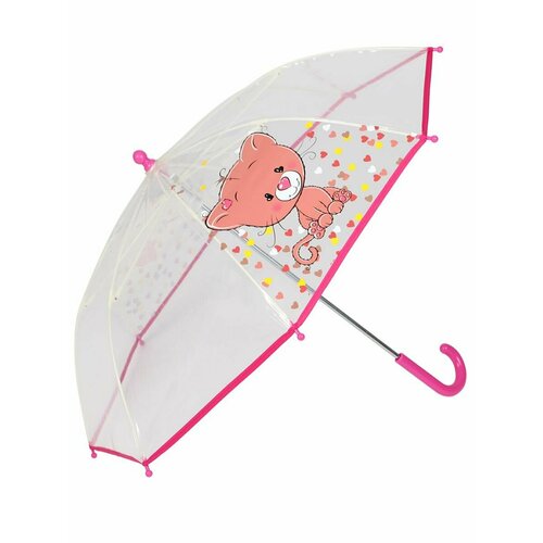 зонт-трости artrain для девочки, розовый