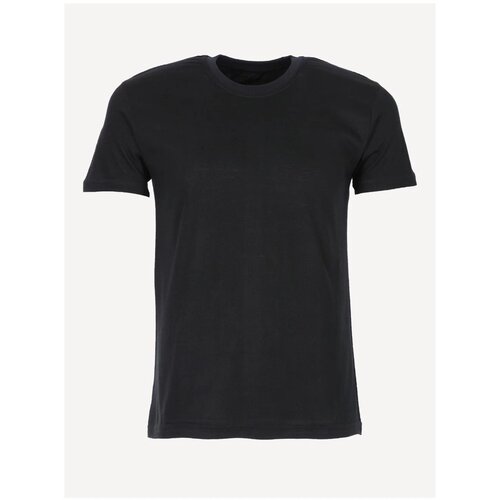 мужская футболка с круглым вырезом globalteks, черная