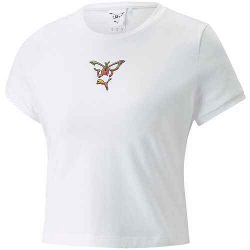 женская футболка puma, белая