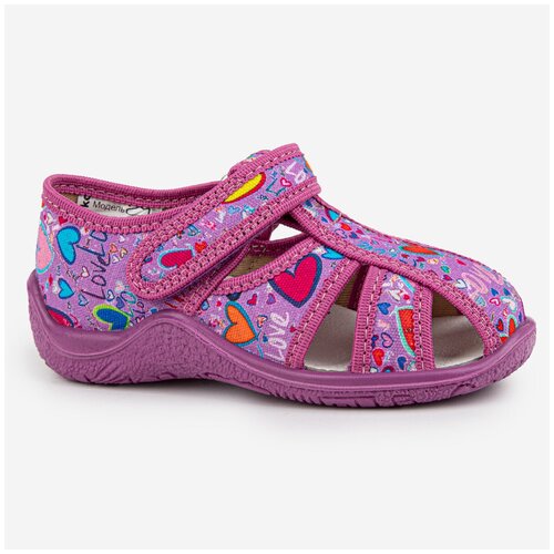 сандалии kapika для девочки, фиолетовые