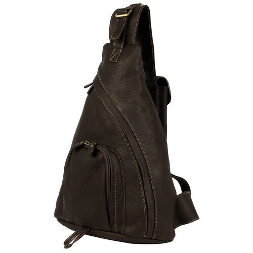 женский кожаные рюкзак bufalo, коричневый