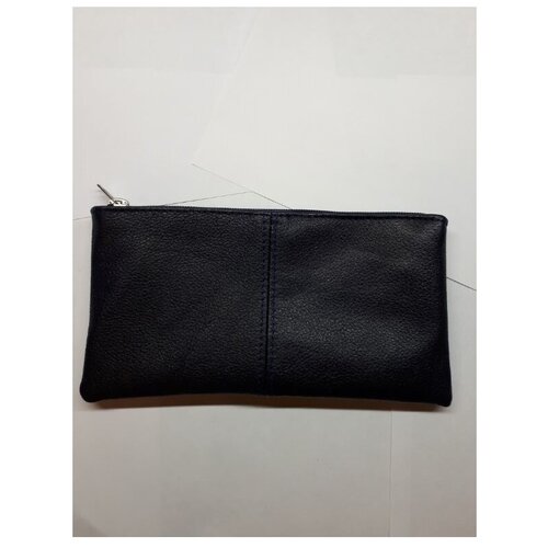 женская косметичка elena leather bag, синяя