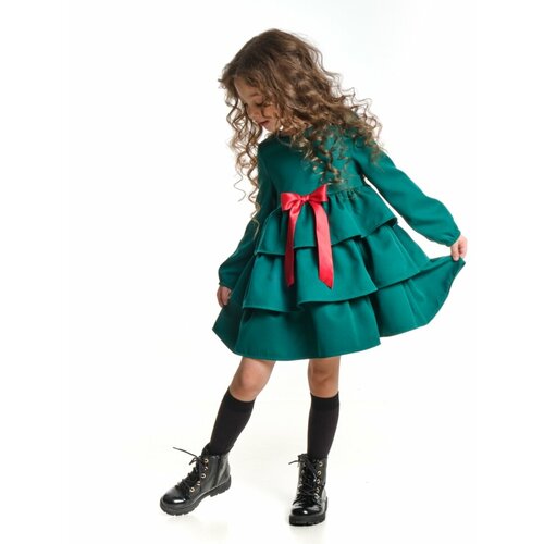 платье mini maxi для девочки, бирюзовое