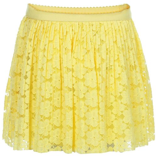 плиссированные юбка mayoral для девочки, желтая