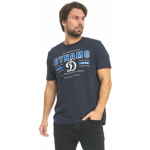 мужская футболка с круглым вырезом atributika & club, синяя