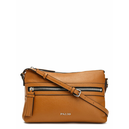женская кожаные сумка palio, оранжевая