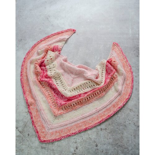 женский вязаные шарф iridace knit, розовый