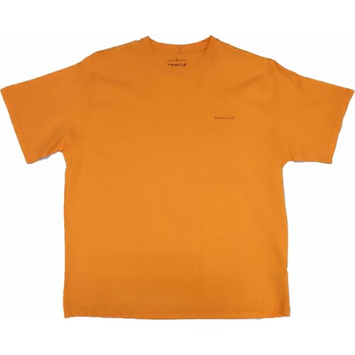 мужская футболка borcan club, оранжевая