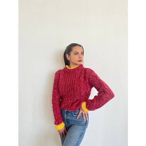 женский шерстяные свитер valeriaiava, красный