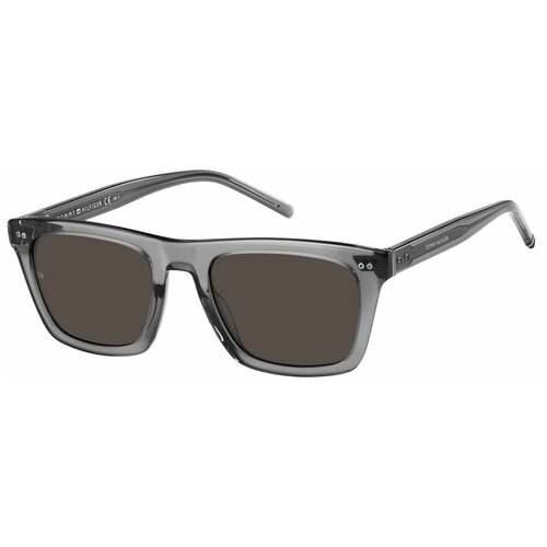 мужские квадратные солнцезащитные очки tommy hilfiger, серые