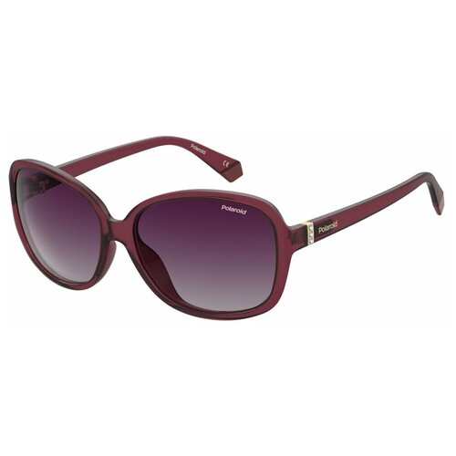 женские солнцезащитные очки polaroid, фиолетовые