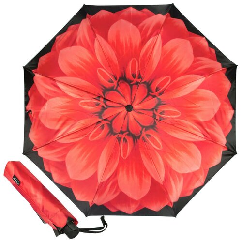 женский складные зонт pasotti, красный