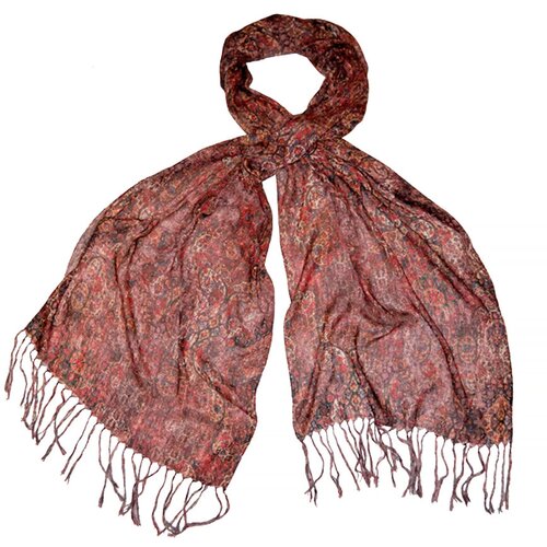 женский шерстяные шарф vista, коричневый