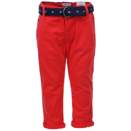 брюки mayoral для мальчика, красные