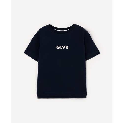 футболка с коротким рукавом gulliver для мальчика, синяя