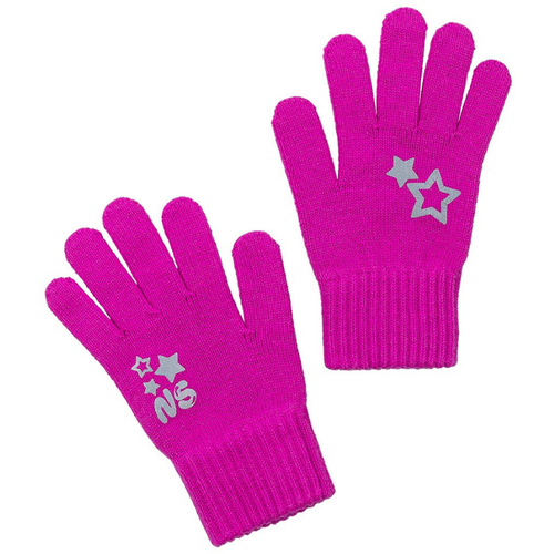 перчатки nikastyle для девочки, розовые