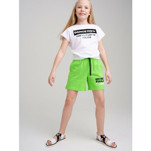 шорты playtoday для девочки, зеленые