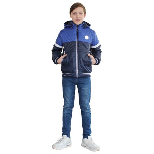 куртка эврика для мальчика, синяя