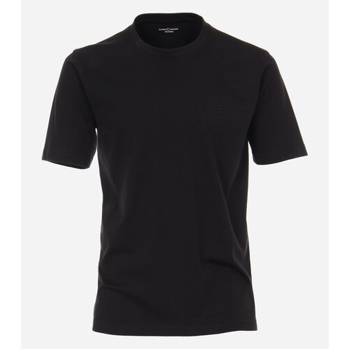 мужская футболка с круглым вырезом casamoda, черная