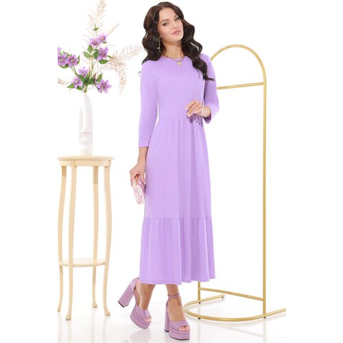 женское платье макси dstrend, фиолетовое