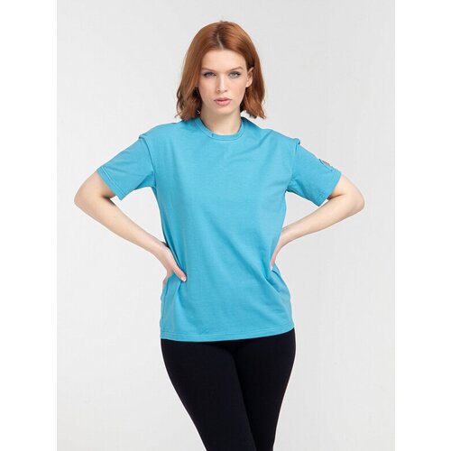 женская футболка с коротким рукавом lilians, голубая