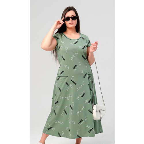 женское платье мини rash, зеленое