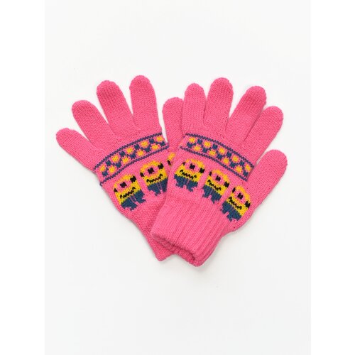 перчатки margot bis для девочки, розовые