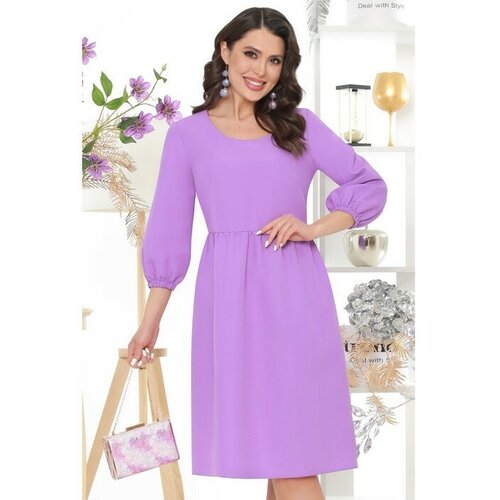 женское платье с завышенной талией dstrend, фиолетовое