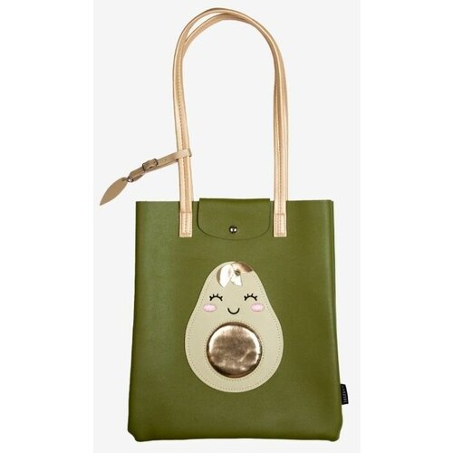 женская сумка-шоперы devente, зеленая