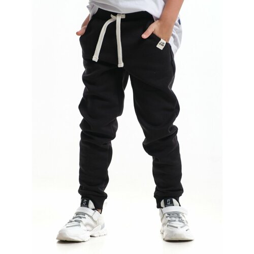 брюки джоггеры mini maxi для мальчика, черные