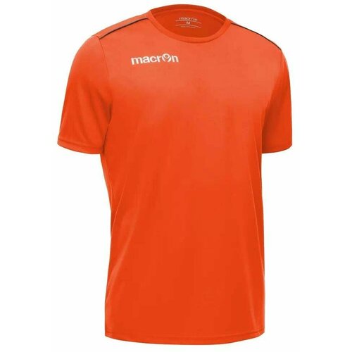 мужская футболка с круглым вырезом macron, оранжевая