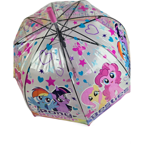 зонт-трости galaxy для девочки, розовый