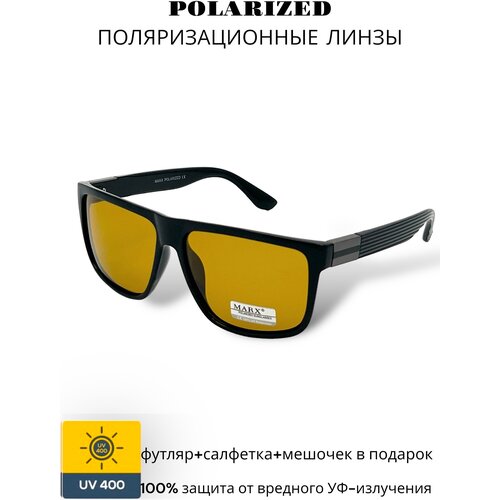 мужские солнцезащитные очки marx, коричневые