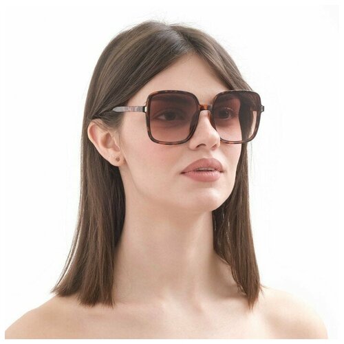женские солнцезащитные очки one sun, коричневые