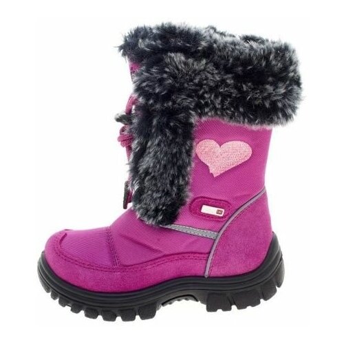 ботинки на каблуке reima для девочки, розовые