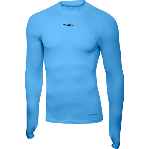 мужская футболка с длинным рукавом jogel, бордовая