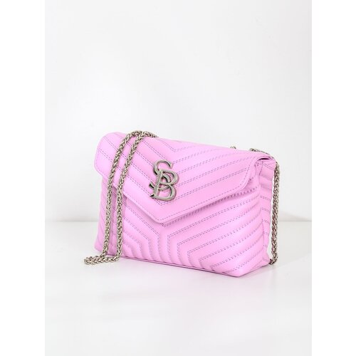 женская сумка через плечо sara burglar, розовая