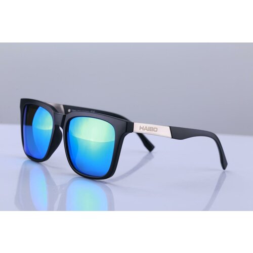 солнцезащитные очки haibo, голубые