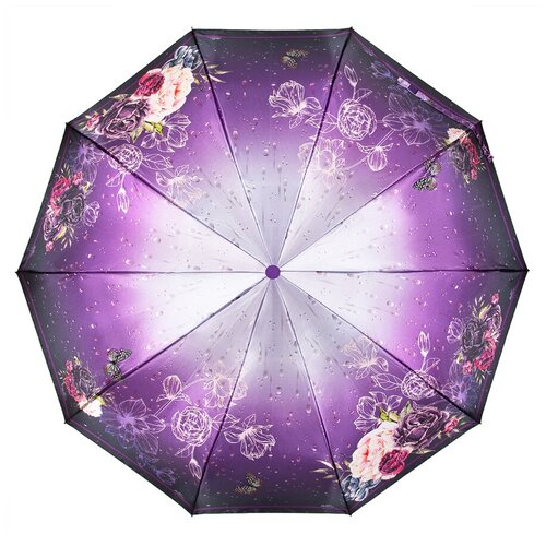 женский зонт popular, фиолетовый