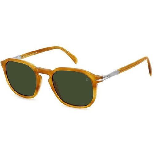 мужские квадратные солнцезащитные очки david beckham, желтые