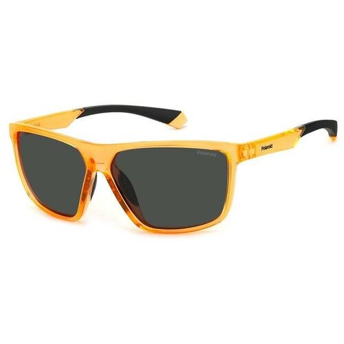 мужские солнцезащитные очки polaroid, оранжевые