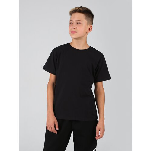 футболка с коротким рукавом krutto для мальчика, черная