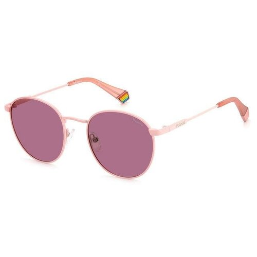 солнцезащитные очки polaroid, розовые