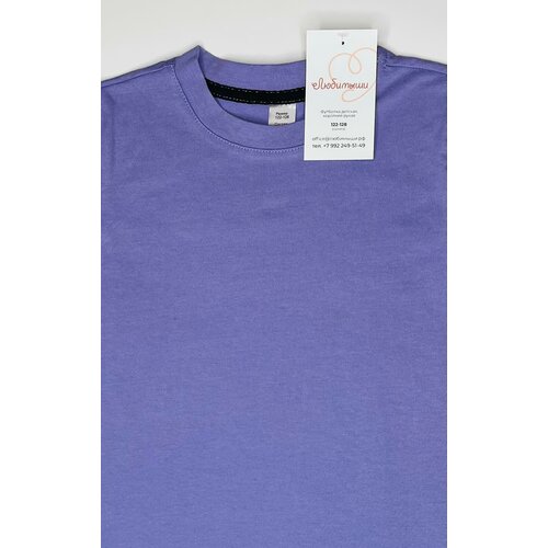 футболка с коротким рукавом любимыши для мальчика, фиолетовая