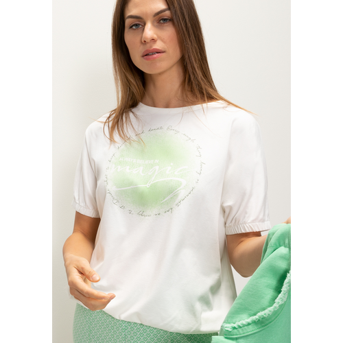 женская футболка bianca, зеленая