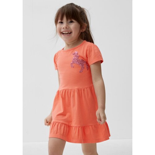 платье s.oliver для девочки, оранжевое